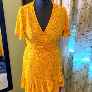 Yellow summer dress